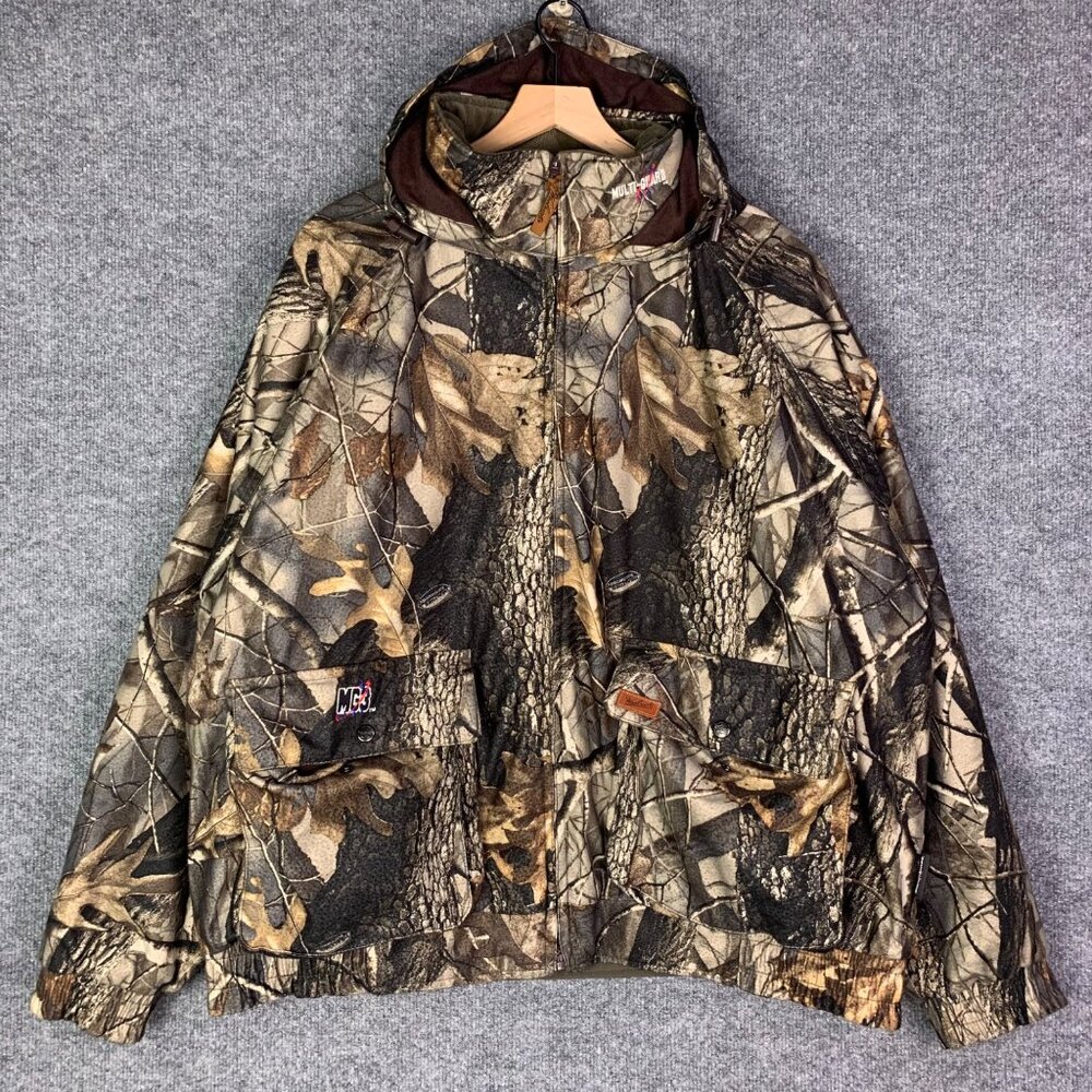Woolrich MG3 Multi Guard RealTree Camo‎ Reversible Thermore Full Zip  Jacket 2XL